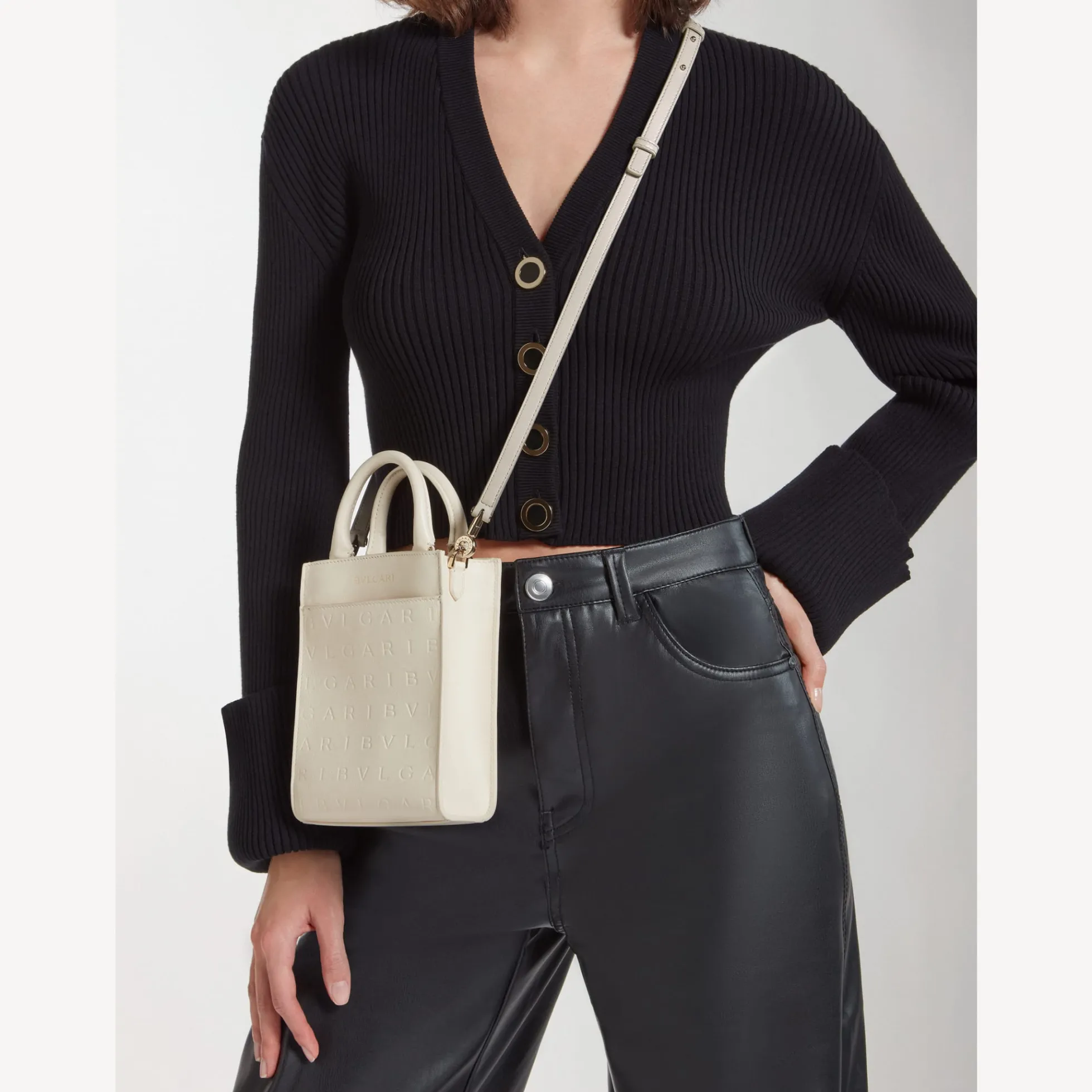 Bvlgari Logo Infinitum Mini-Tragetasche