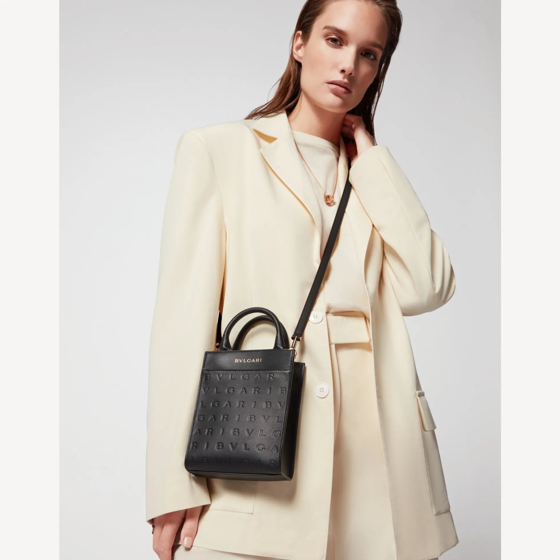Bvlgari Logo Infinitum Mini-Tragetasche