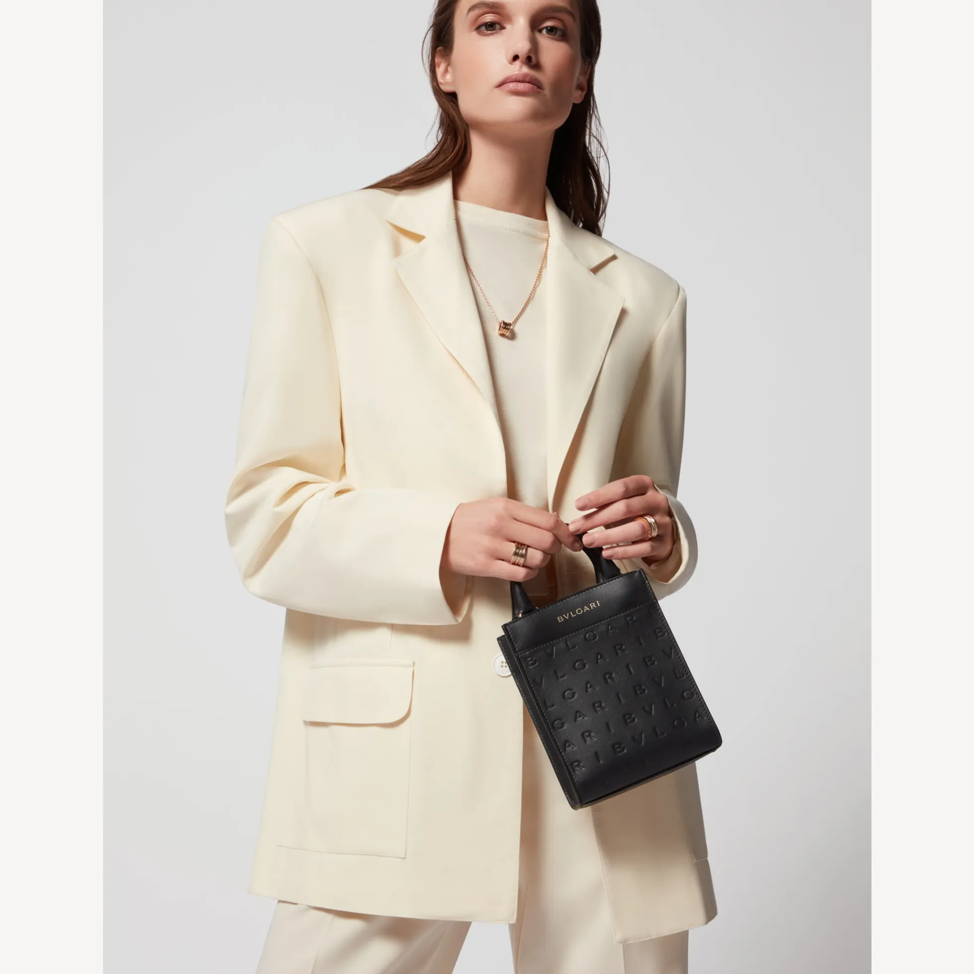 Bvlgari Logo Infinitum Mini-Tragetasche