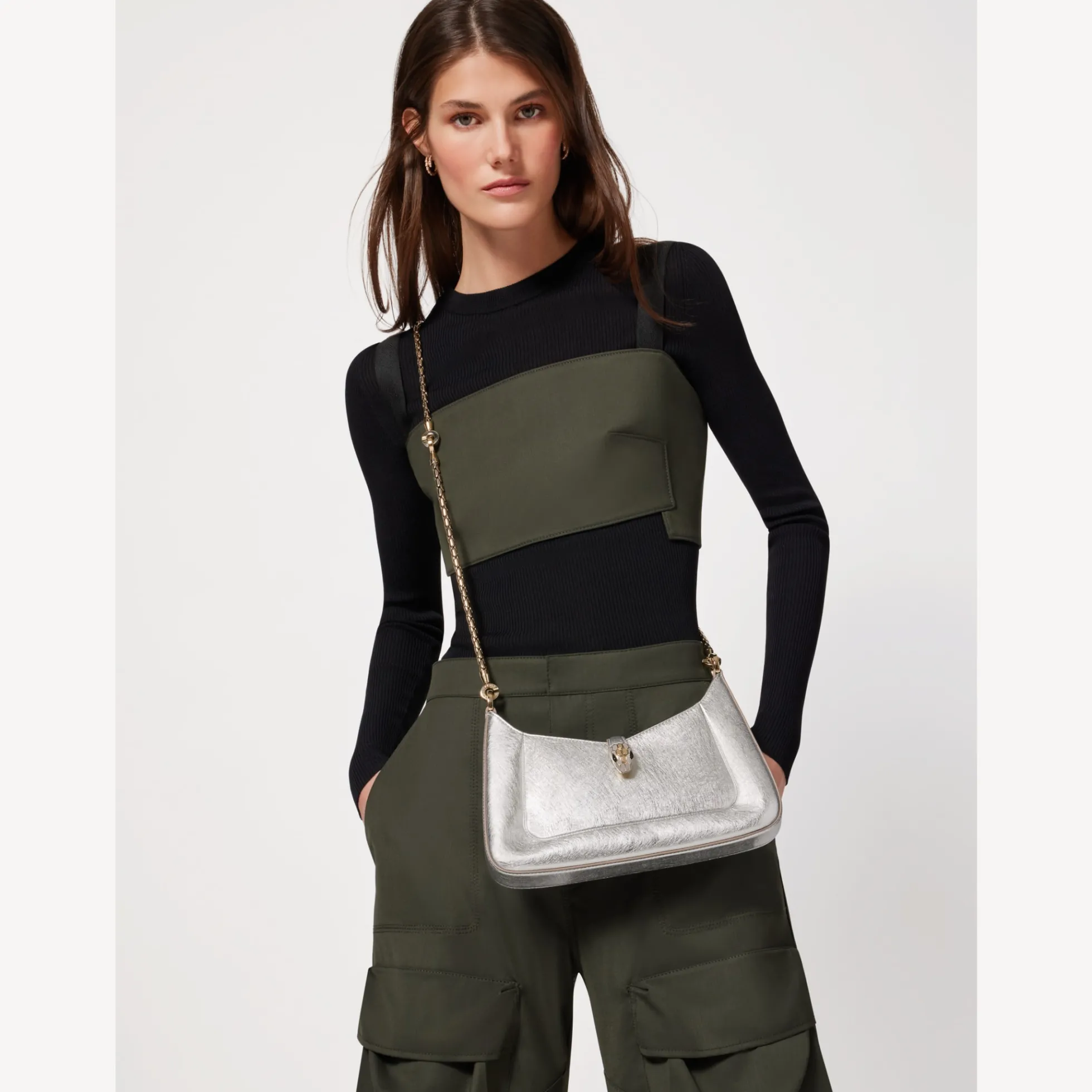 Serpenti Baia Schultertasche
