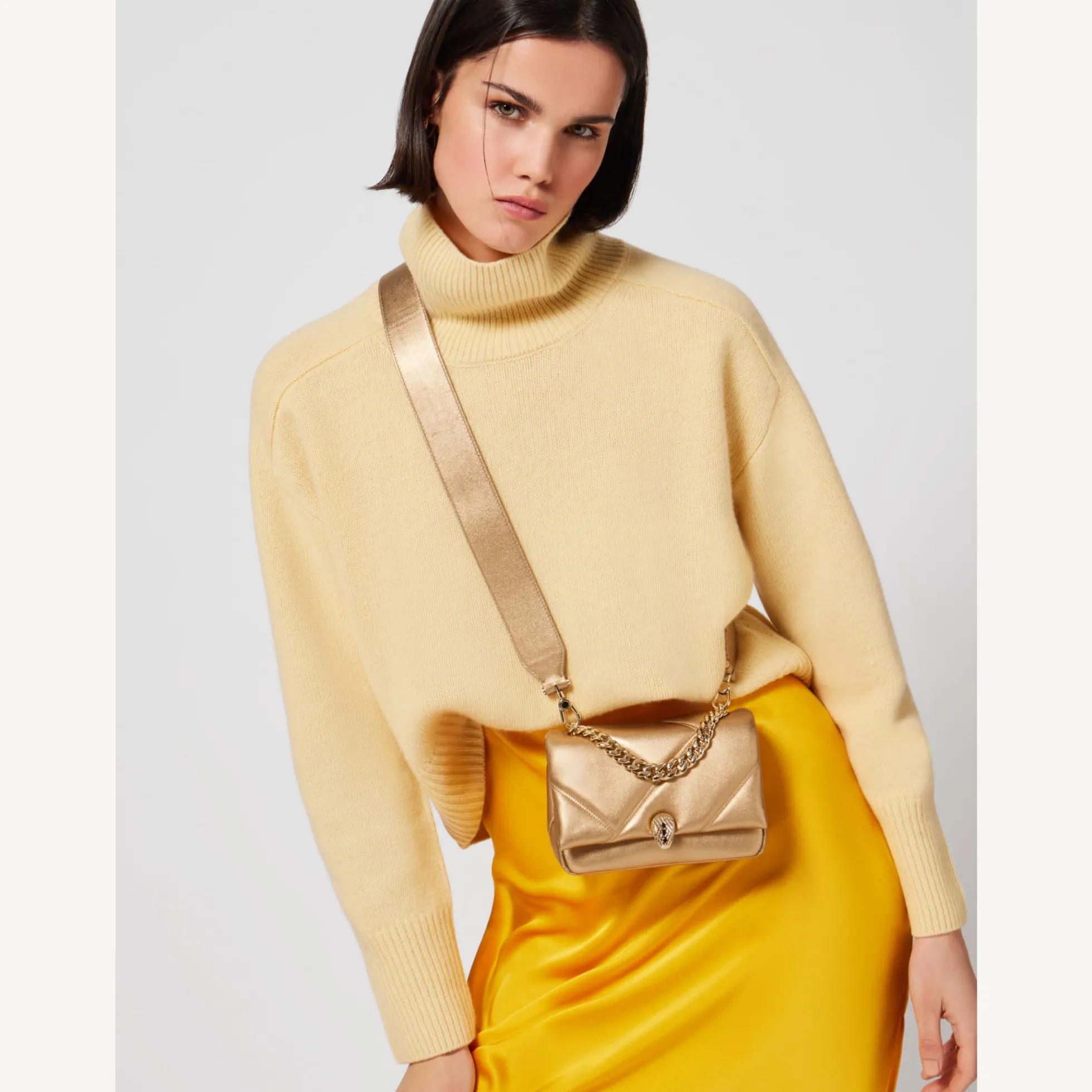 Serpenti Cabochon Crossbody-Minitasche