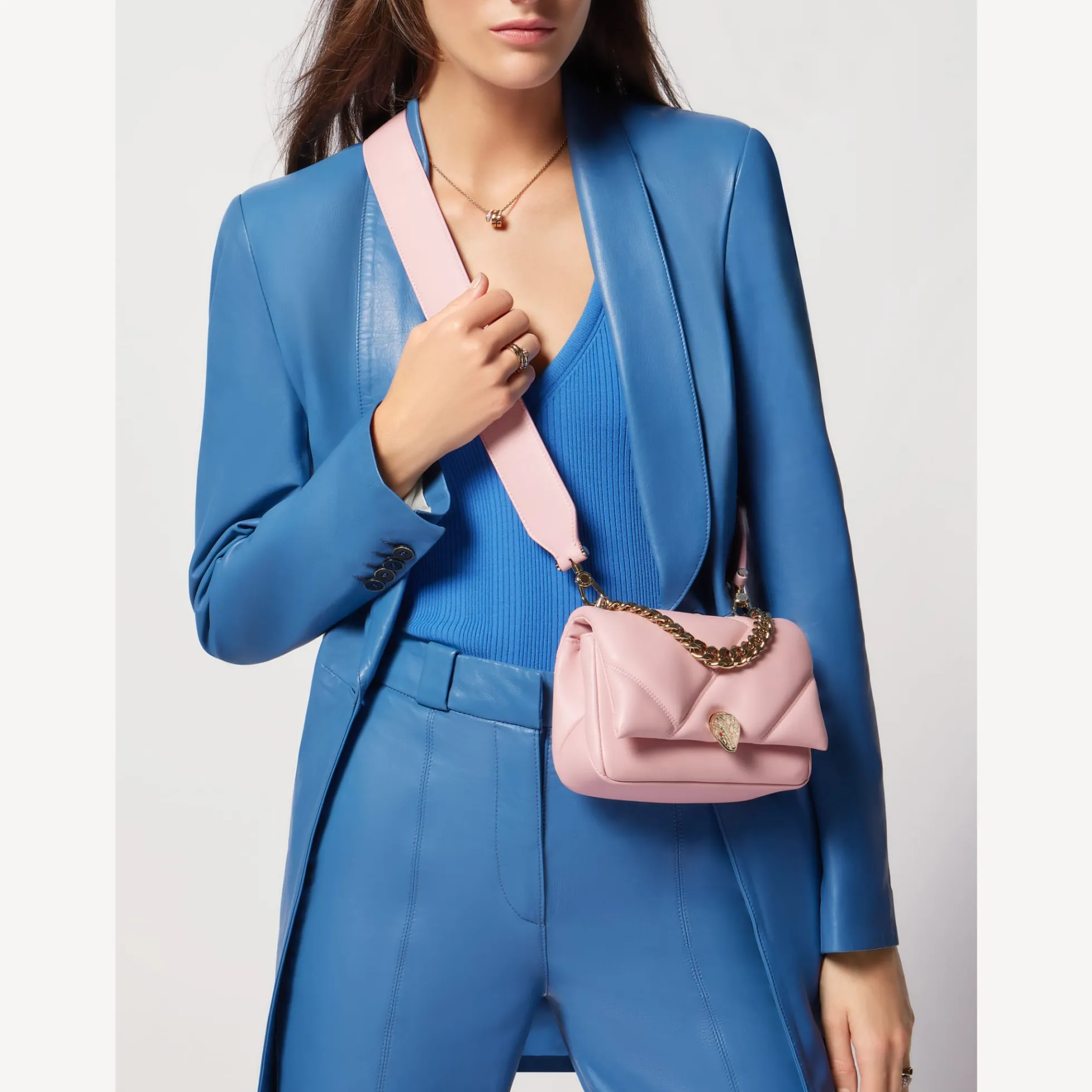 Serpenti Cabochon Crossbody-Minitasche