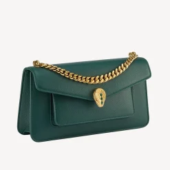 Serpenti East-West Maxi Chain Schultertasche