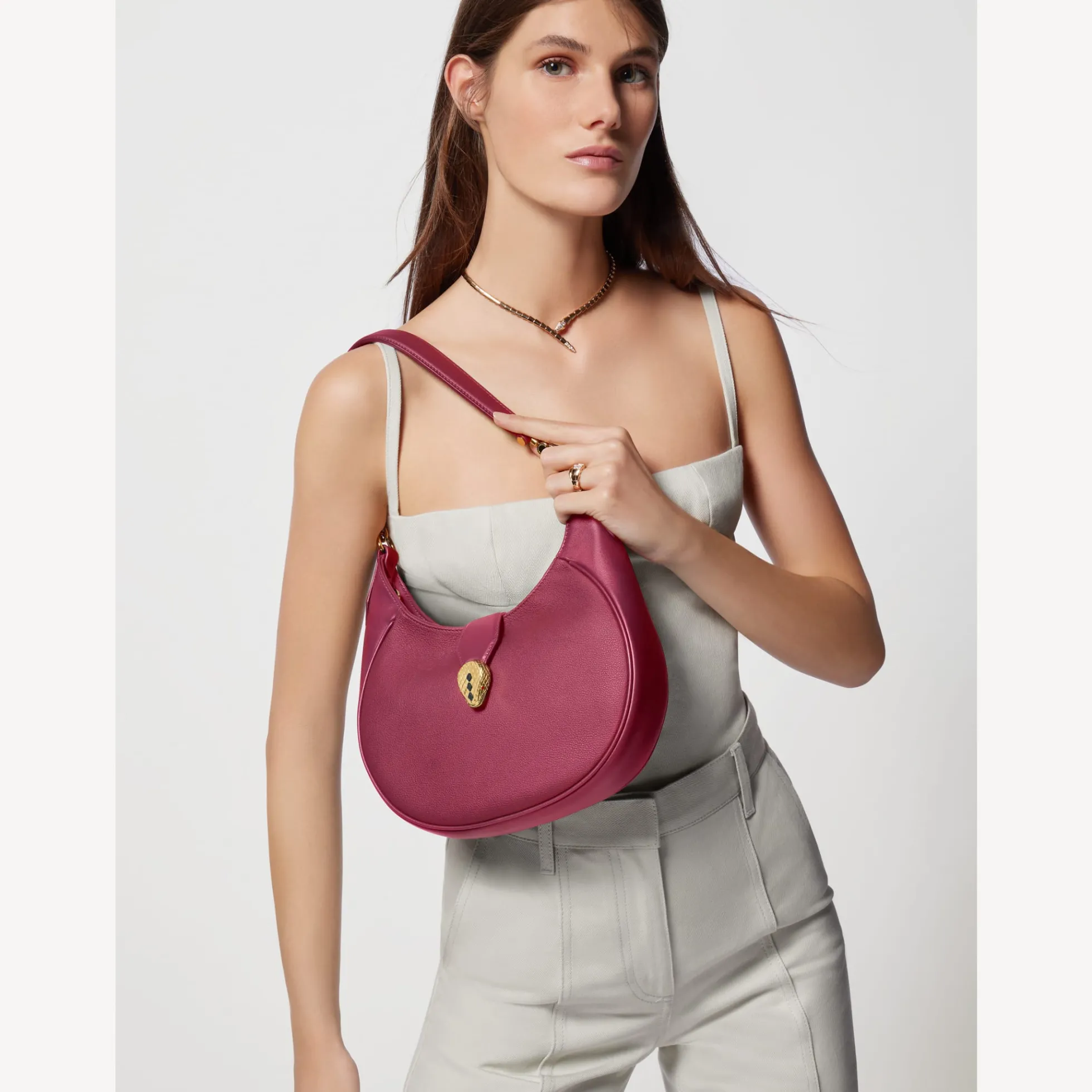 Serpenti Ellipse Schultertasche