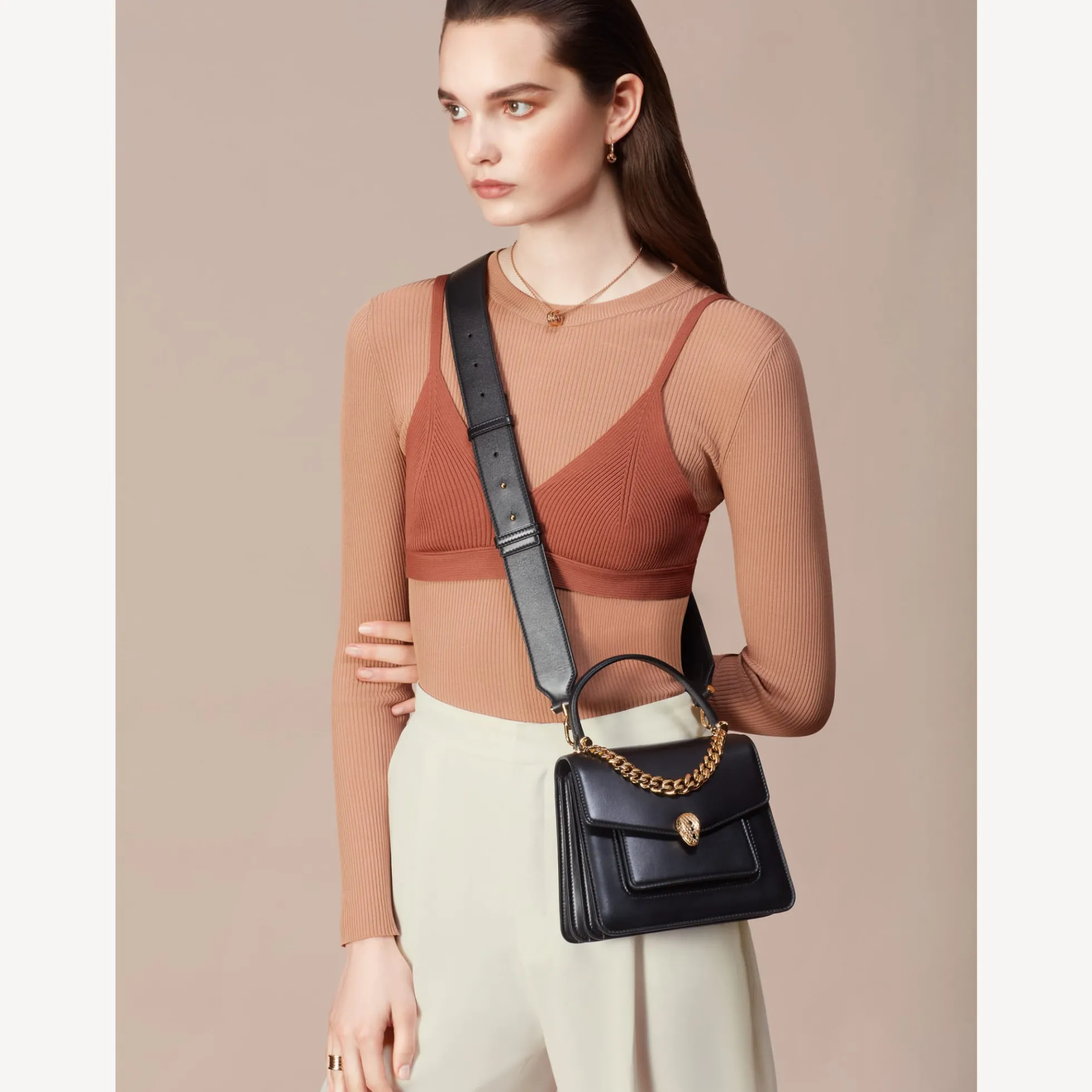 Serpenti Forever Henkeltasche