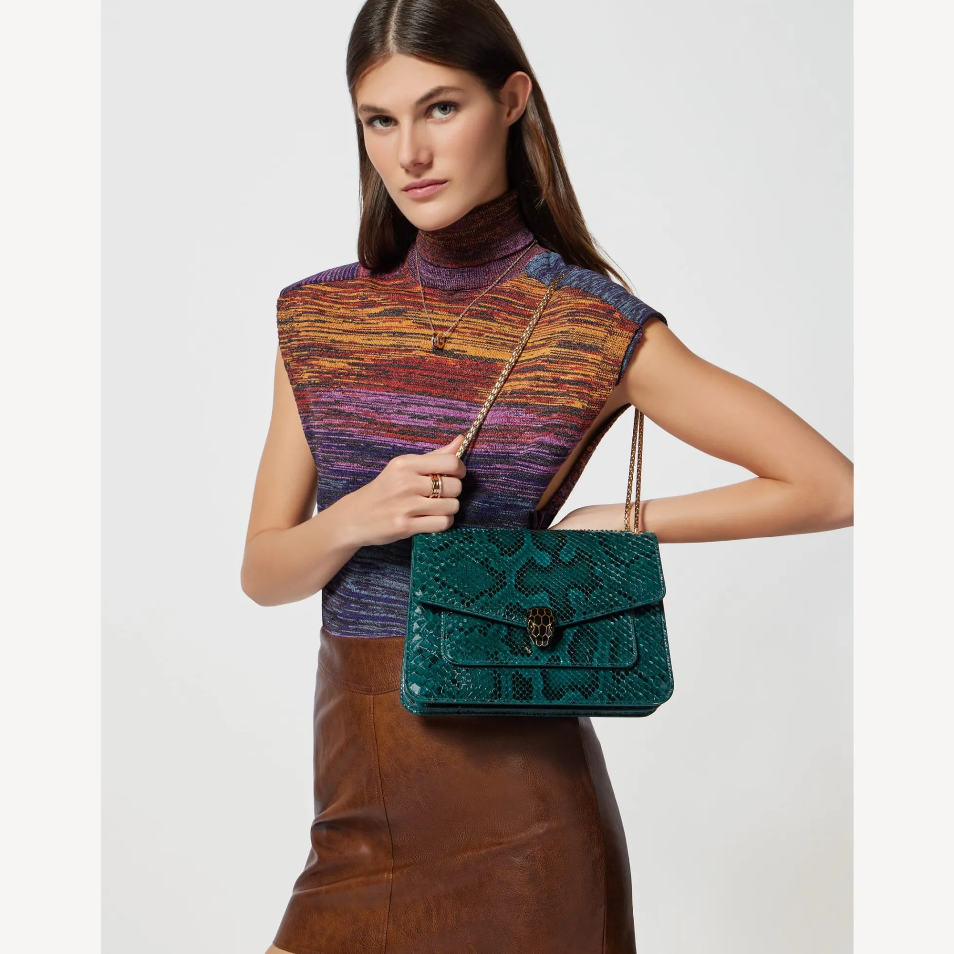 Serpenti Forever Schultertasche