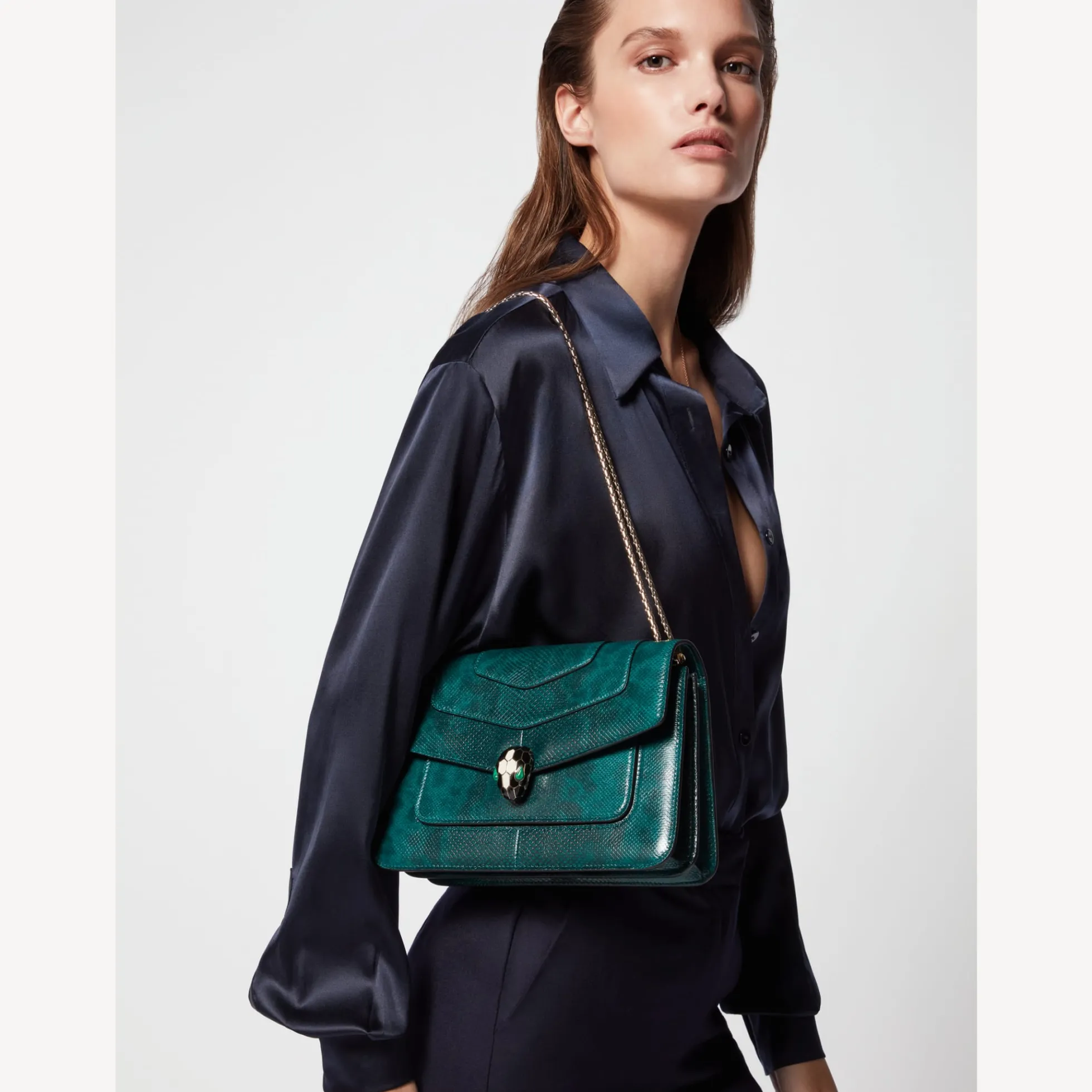 Serpenti Forever Schultertasche