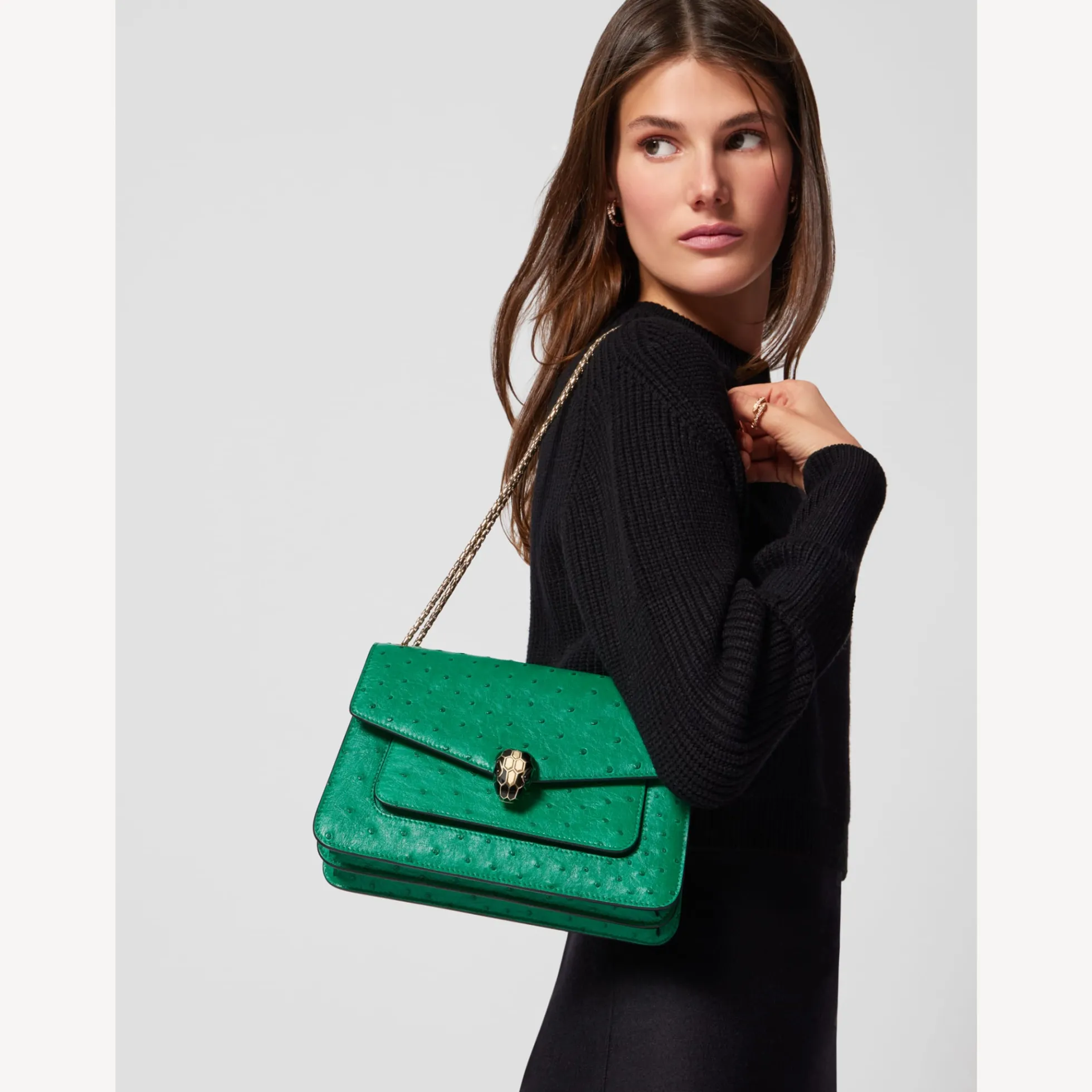 Serpenti Forever Schultertasche