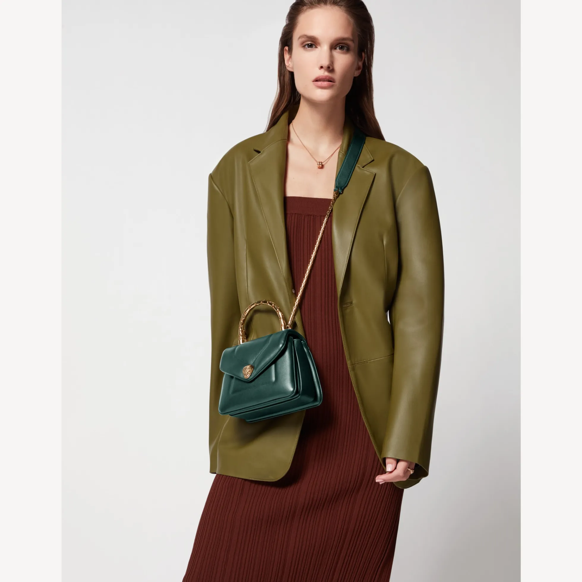 Serpenti Reverse Henkeltasche