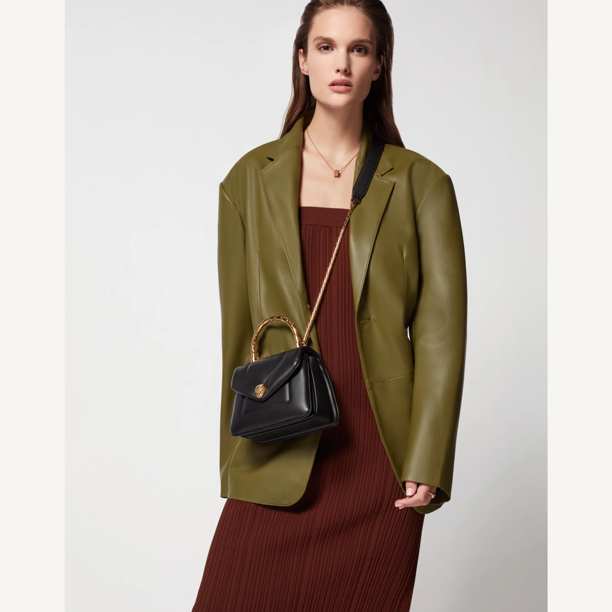 Serpenti Reverse Henkeltasche