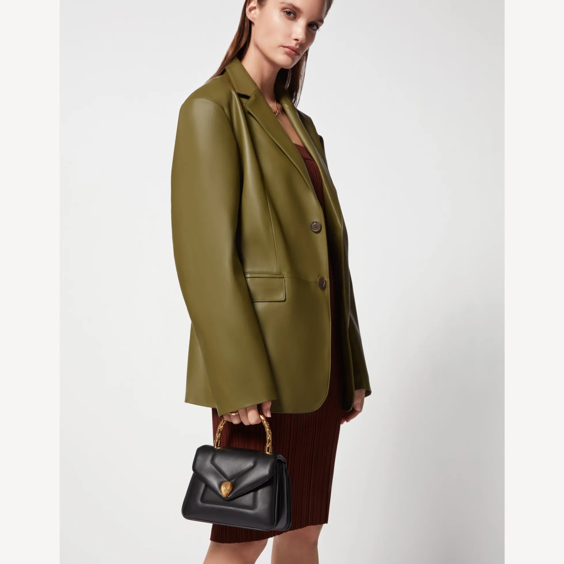 Serpenti Reverse Henkeltasche
