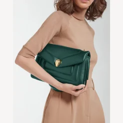 Serpenti Reverse Schultertasche