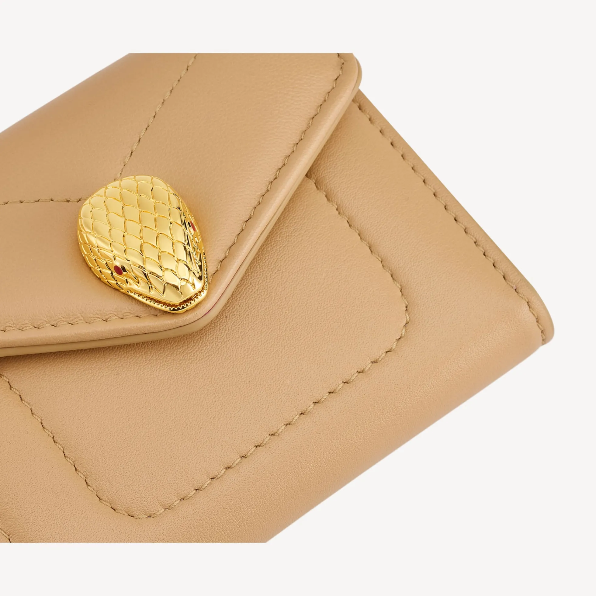 Serpenti Reverse Trifold Portemonnaie