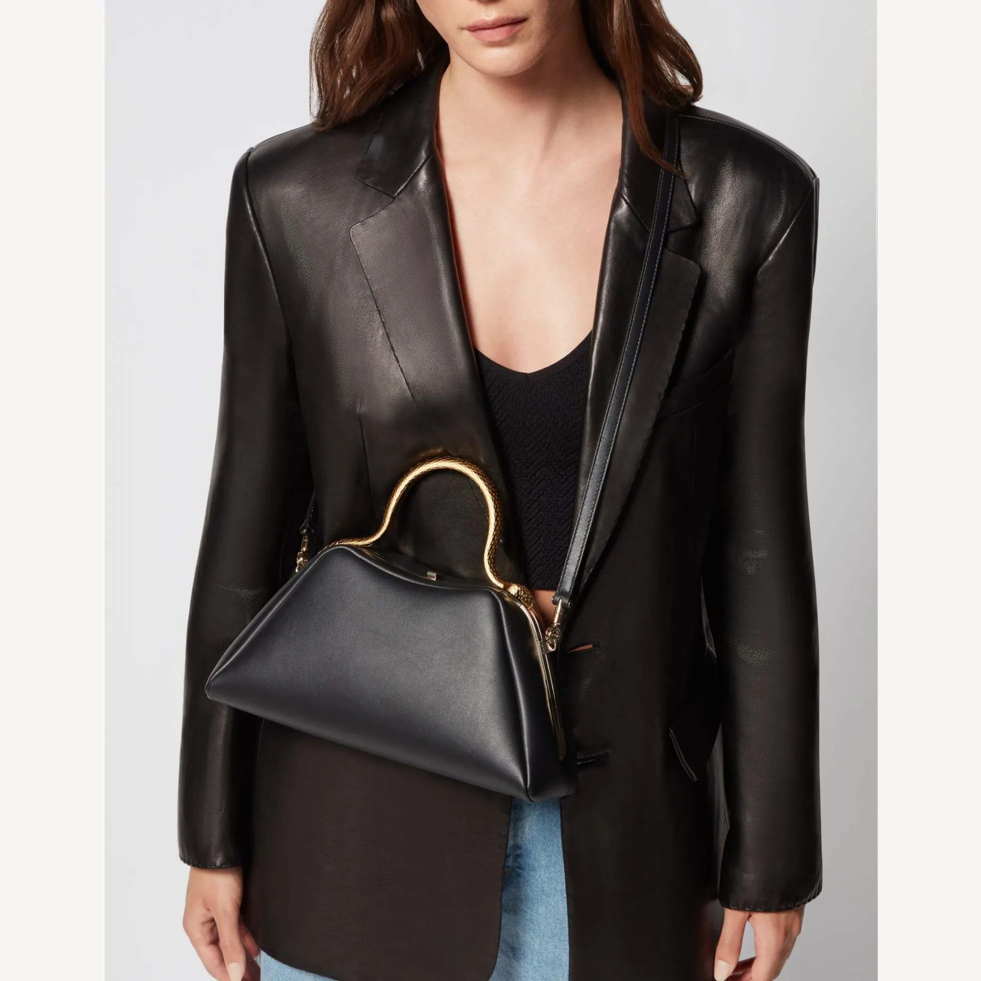Serpentine Henkeltasche